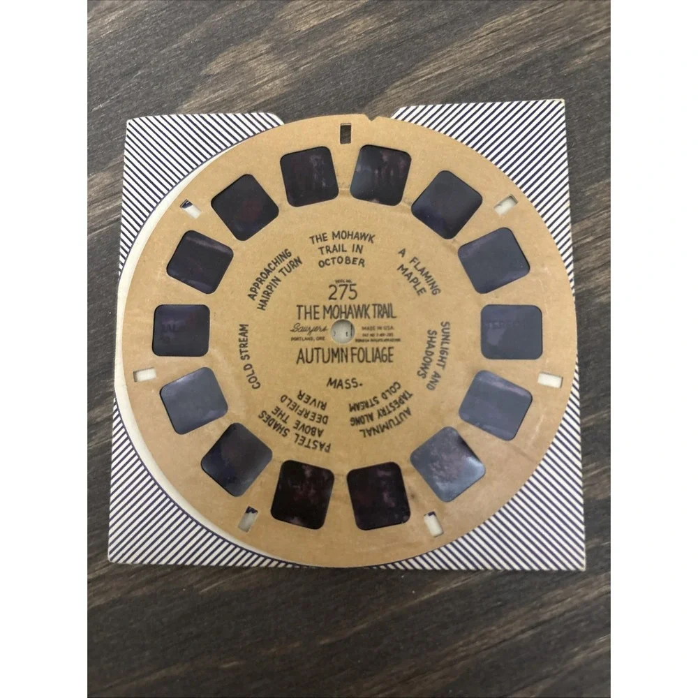 Lot Of 11 Vintage Sawyer's View Master Reels, 7 More Wonders Of The World